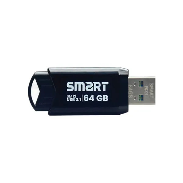 Smart X4 Premier SM12 64GB USB 3.1 Black Pen Drive – View 2