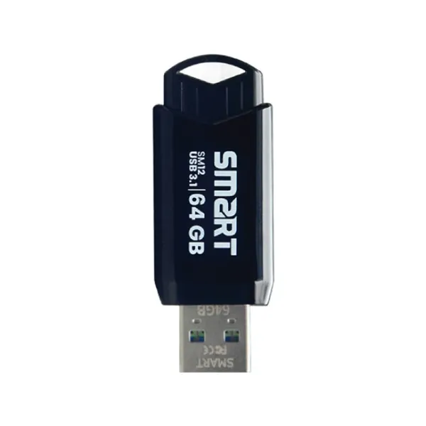 Smart X4 Premier SM12 64GB USB 3.1 Black Pen Drive – View 1