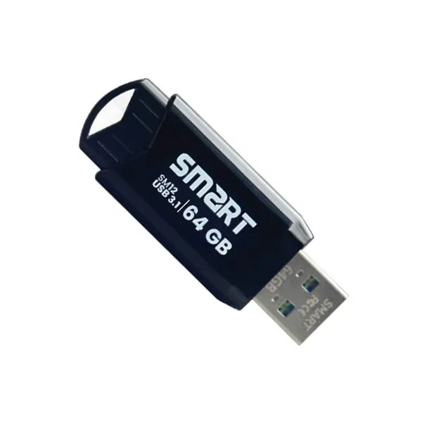 Smart X4 Premier SM12 64GB USB 3.1 Black Pen Drive – View 3