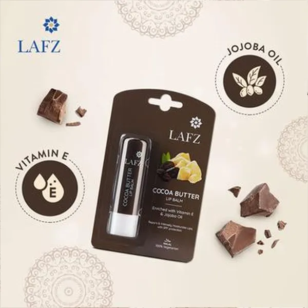LAFZ Halal Coconut Oil Lips & Jojoba Oil Lip Balm Cocoa Butter – View 3