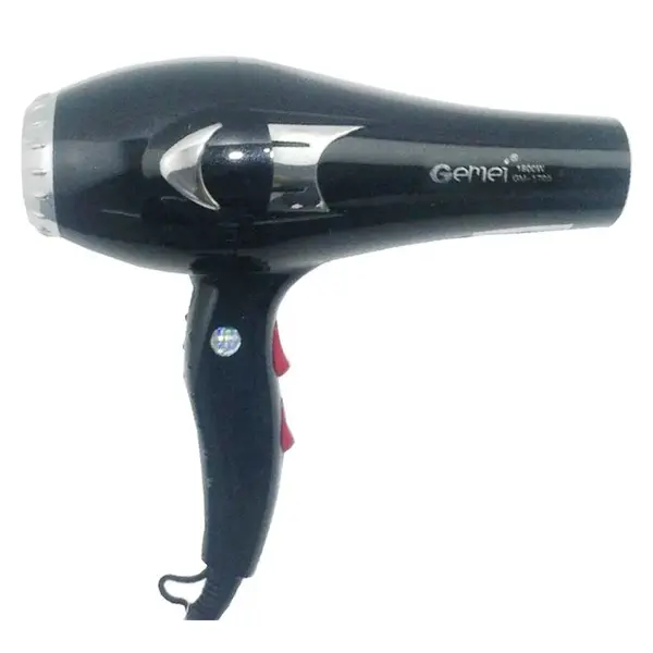 Gemei GM-1705 Professional AC Motor 1800W Hair Dryer  – Color: Black – View 3