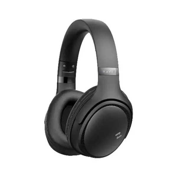 Havit H630BT Wireless Foldable Headphone With Microphone – Color: Black – View 1