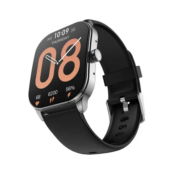 Amazfit Pop 3S Silicon AMOLED Display Smartwatch  – Color: Black – View 3