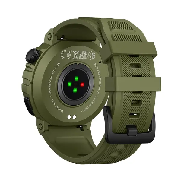 Zeblaze Ares 3 Plus BT Calling Smart Watch – Color: Green – View 3