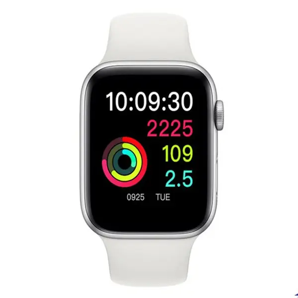 Microwear 007 Wireless Charging Smartwatch – Color: Silver – View 2