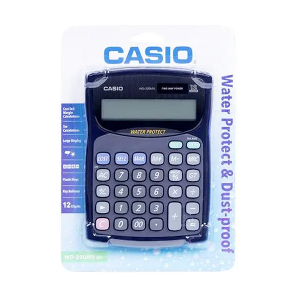 Casio WD-220MS-BU 12 Digit Desktop Calculator Original – View 3