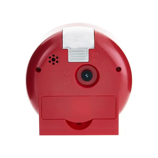 Casio TQ-228-1DF Analog Multicolor Alarm Table Clock – Color: Red – View 4