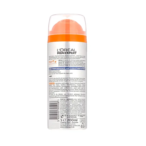 L'Oreal Paris Men Expert Hydra Sensitive Shaving gel 200ml – View 4