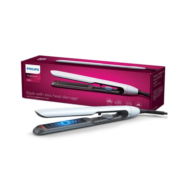 Philips BHS520/00 Series-5000 ThermoShield Premium Hair Straightener – View 6