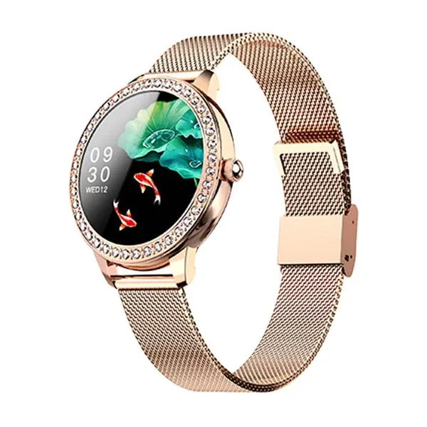 Astrum SN91 Wireless Bluetooth IP68 Woman Smartwatch – Color: Gold – View 1