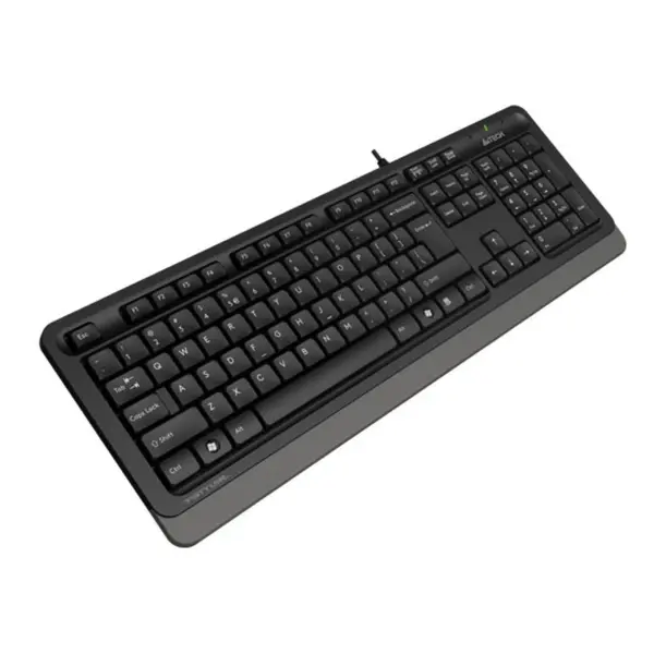 A4TECH FK10 Fstyler Multimedia Wired Keyboard – Color: Gray – View 1
