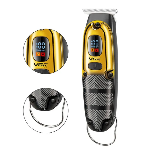 VGR V-981 Professional Hair Trimmer – Color: Gold – View 2