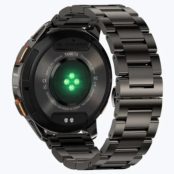 KOSPET TANK T3 ULTRA 2 Special Edition Smartwatch with GPS – Color: Black – View 3