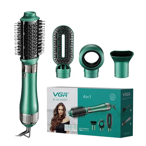 VGR V-493 Professional 4in1 Hot Air Styler Hair Dryer & Hair Curler – View 2
