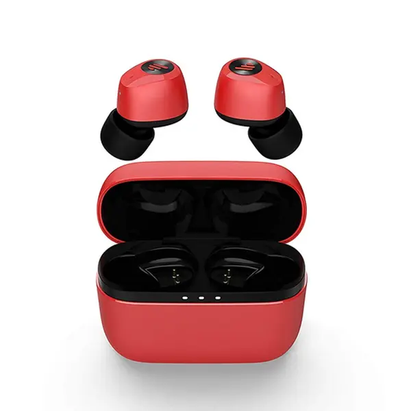 Edifier TWS2 Wireless Bluetooth Stereo Earbuds – Color: Red – View 1