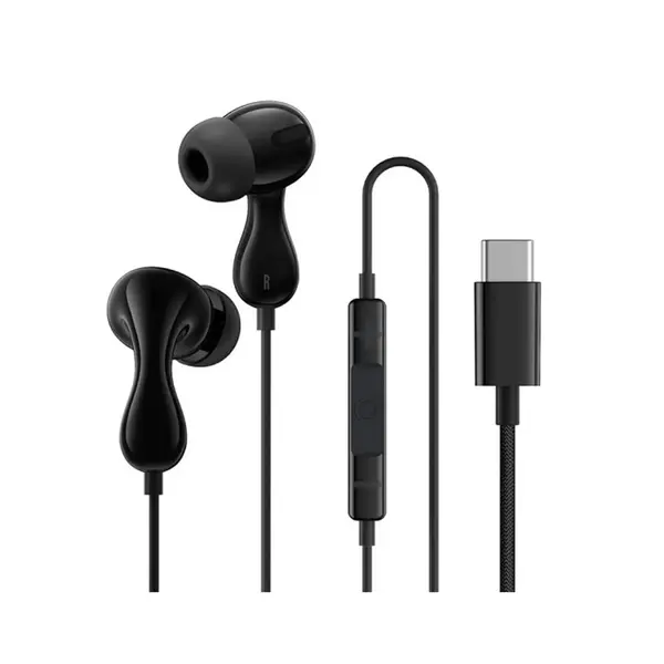 Baseus CZ20 Type-C Wired Earphone – Color: Black – View 2
