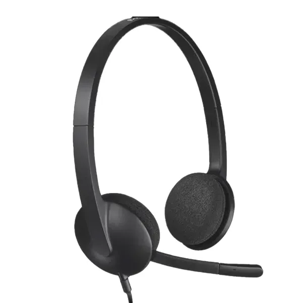 Logitech H340 Stereo USB Headset with Microphone – View 1