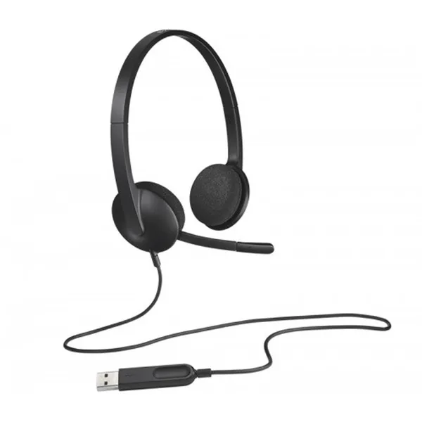 Logitech H340 Stereo USB Headset with Microphone – View 2