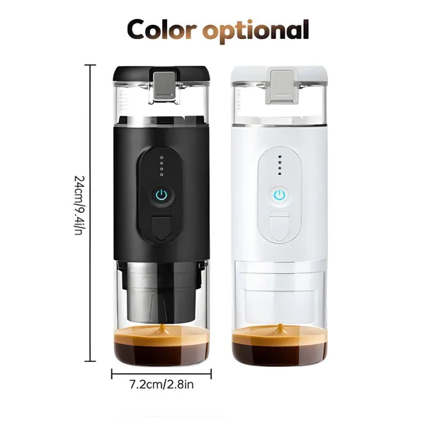 Portable Electric Espresso Coffee Machine Cordless – View 3