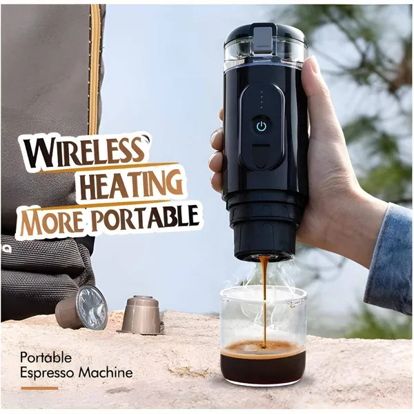 Portable Electric Espresso Coffee Machine Cordless – View 4