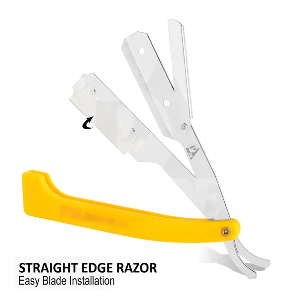 Stainless Steel Professional Barber Straight Edge Shaving Razor – View 3