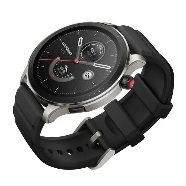 Amazfit GTR 4 AMOLED Smartwatch  – Color: Gray – View 3