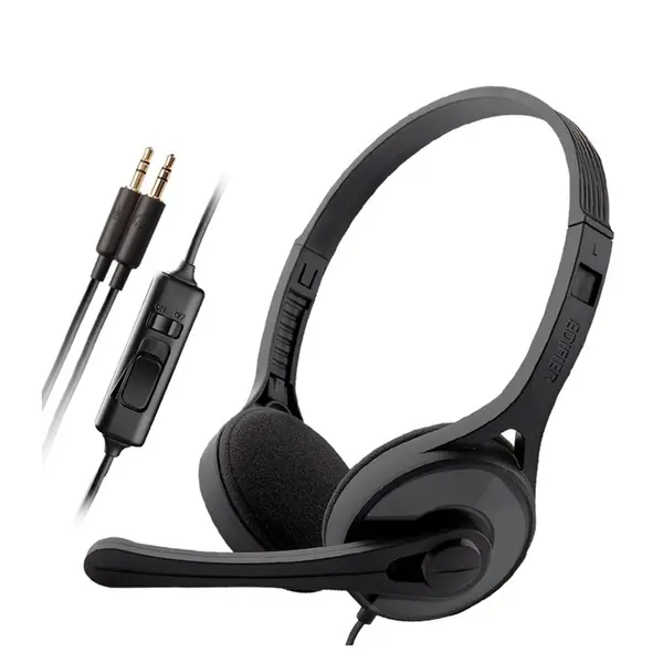 Edifier K550 Double Plug 3.5mm Wired Headphone – Color: Black – View 2