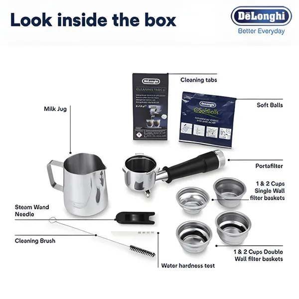 De'Longhi EC9555.M La Specialista Opera Manual Espresso Machine – View 5