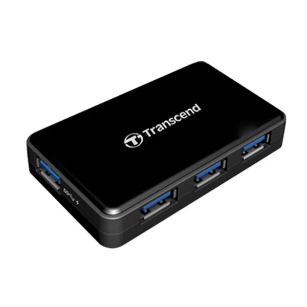 Transcend HUB3 4-Port USB 3.1 Gen 1 HUB Card Reader – View 1