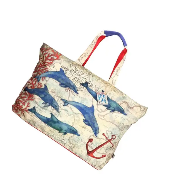 PE-Florence Color full Flipflops Ladies Shoulder Bag – View 2