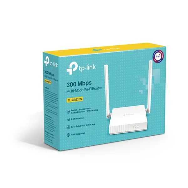 Tp-Link TL-WR820N Multi-Mode Wireless 2 antenna Router – View 4