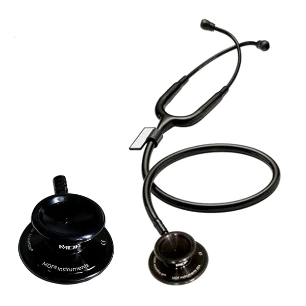 MDF 747 XP Auditory Diagnostics Black Edition Stethoscope – View 1