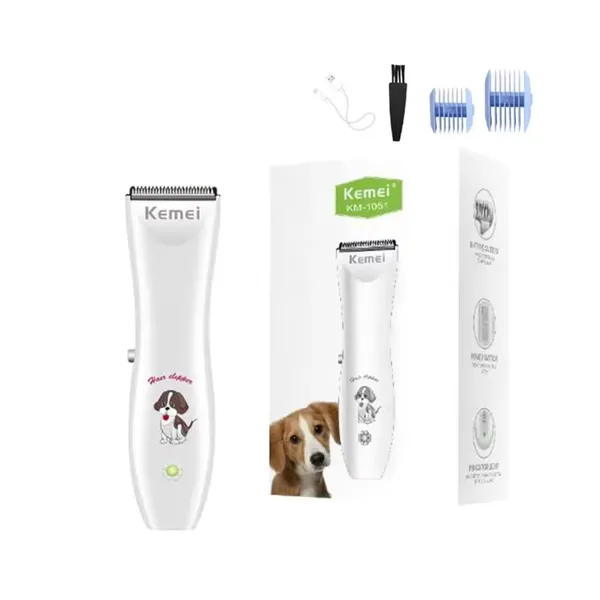 KEMEI KM-1051 Dog Hair Clipper Pet Hair Trimmer Puppy Grooming Electric Shaver – View 5