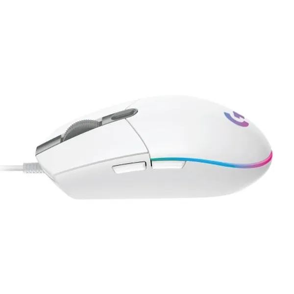 Logitech G102 LIGHTSYNC RGB USB Gaming Mouse – Color: White – View 3