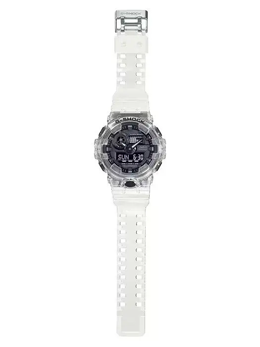 Casio GA-700SK-1A G-Shock Ethereal Skeleton Translucent Multipurpose Men's Watch – Dial Color: White, Strap Color: White – View 10