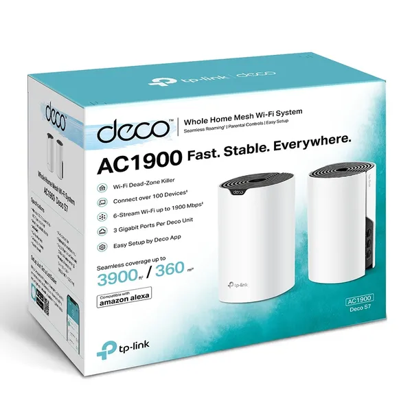 TP-Link Deco S7 AC1900 Dual Band Mesh Router (2-Pack) – View 4
