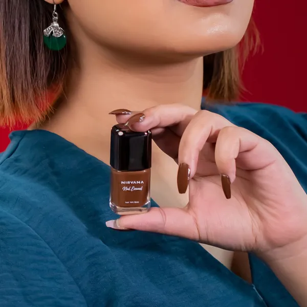 Nirvana Color Nail Enamel Spiced Latte 37 Nail Polish – View 5