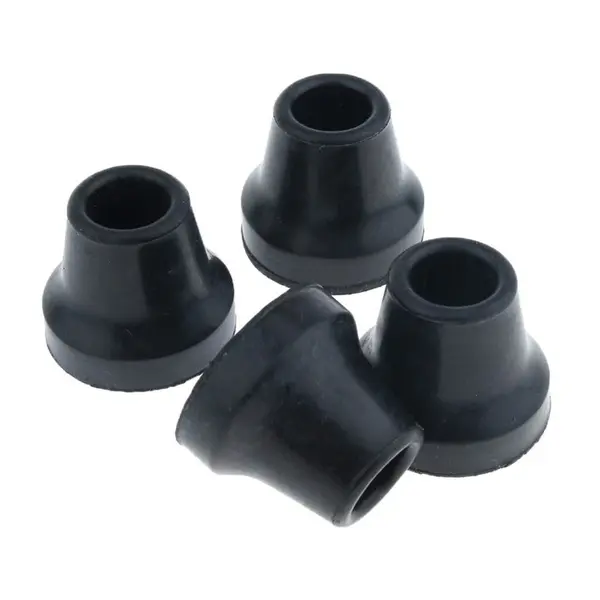 5/8 Inch 16mm Safety Soft Replacement Rubber Tip Cane for Walking Stick - 4 Pieces – View 3