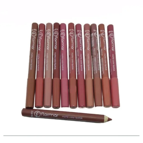 Flormar Rouge 12 Colors Wood Lip Pencil Set Lipstick – View 4