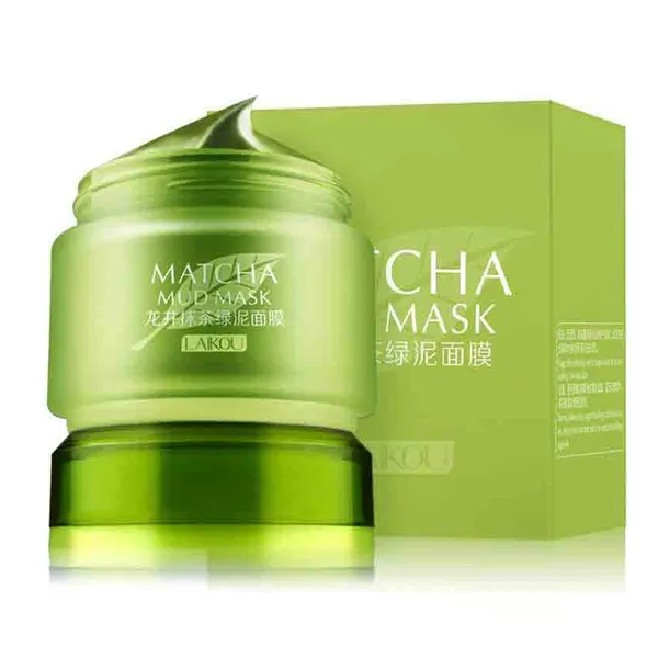 LAIKOU Matcha Mud Blackhead Removal Smooth Skin Mask 85g – View 3