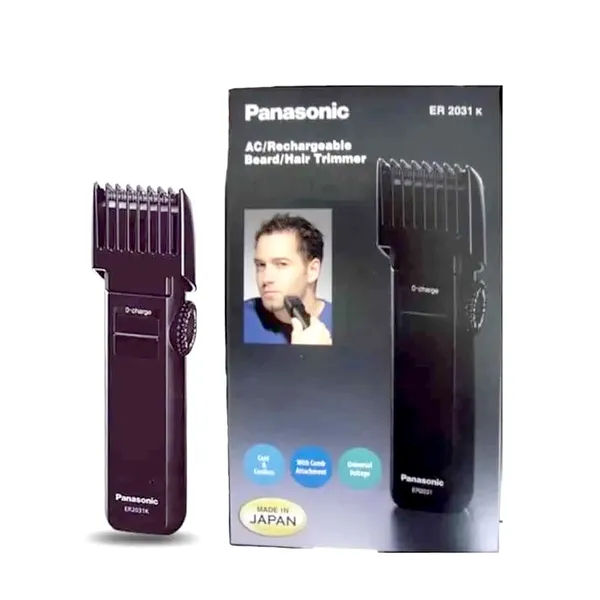 Panasonic ER2031 Beard and Hair Trimmer for Men – Color: Purple – View 2