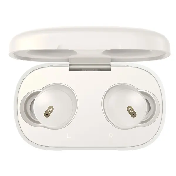 Baseus Bowie E18 True Wireless Bluetooth Earbuds – Color: White – View 2