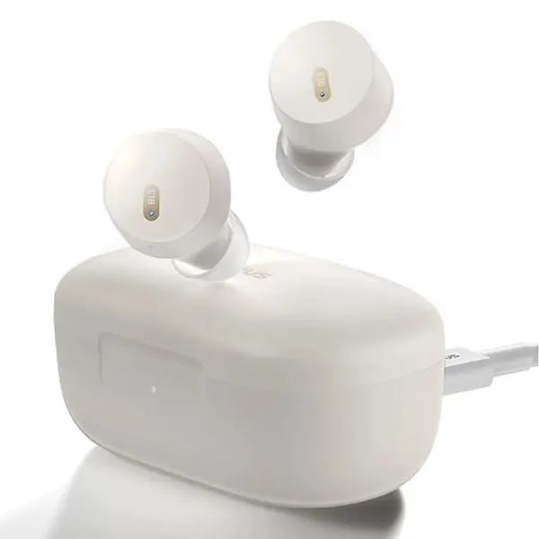 Baseus Bowie E18 True Wireless Bluetooth Earbuds – Color: White – View 3