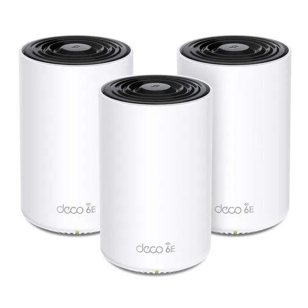 TP-Link Deco XE75 AXE5400 Tri-Band Wi-Fi 6E Mesh Router (3-pack) – View 1