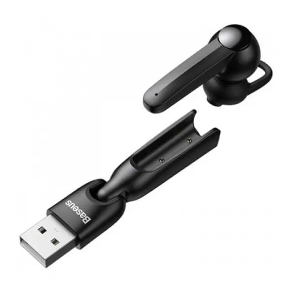 Baseus NGA05 A05 Encok USB Vehicle-mounted Bluetooth Earbuds – Color: Black – View 1