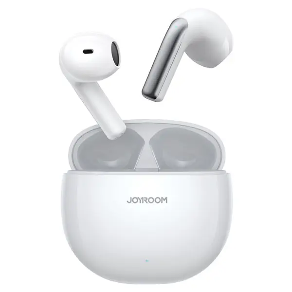 Joyroom Jpods Series JR-PB1 True Wireless Dual-Mic ENC Earbuds – Color: White – View 1