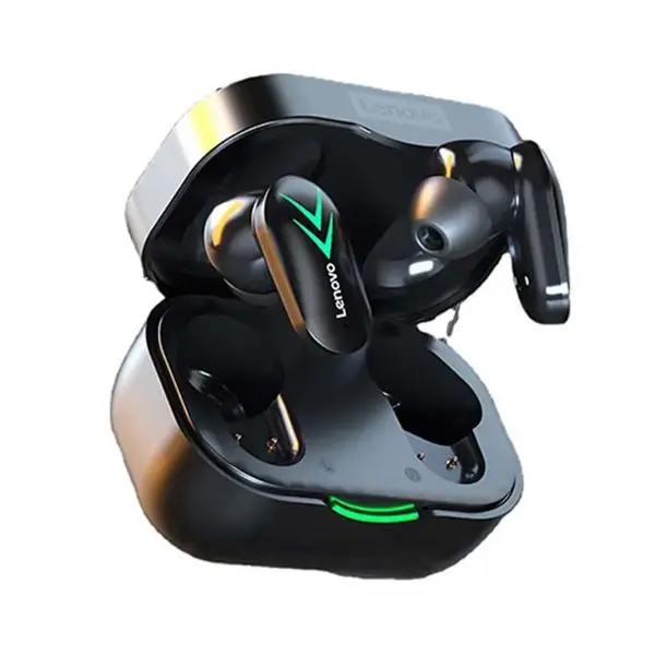 Lenovo XT82 True Wireless Gaming Bluetooth Earbuds – Color: Black – View 2