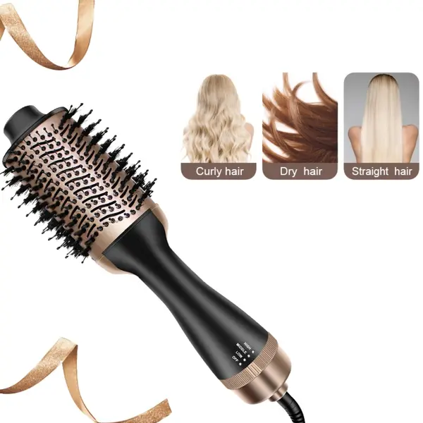Ubeator G7-Black 2 in 1 Multifunctional Hair Hot Air Hair Ubeator Comb Brush Hair Dryer – View 2