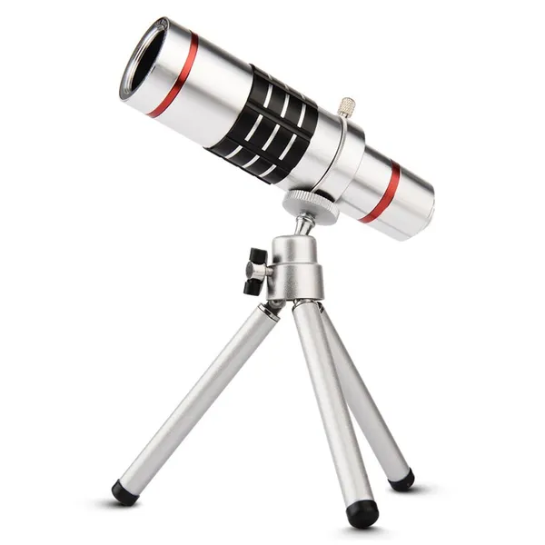18X Zoom Universal Mobile Phone Telescope Lens Kit with Tripod Mobile Phone Lens – View 2