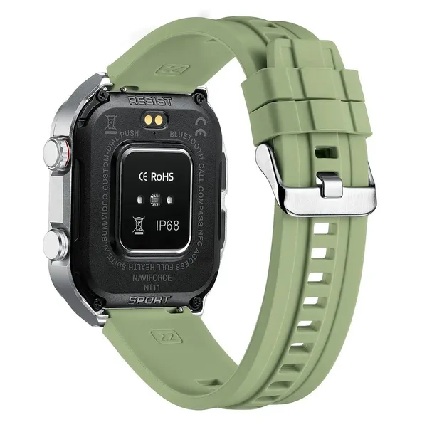 Naviforce NT11 IP68 Waterproof Sport Smart Watch – Color: Silver – View 3